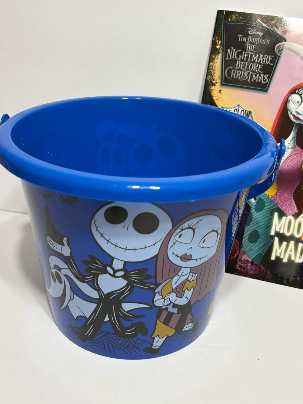 The Nightmare Before Christmas Blue Trick-or-Treat Pail with Activity Book